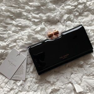 NWT Ted Baker London Bobble Black Wallet